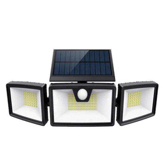 Custom OEM 132Led Flexible Adjustable Angle Wireless Outdoor Motion Sensor Activated Outdoor Solar Wall Lamp
