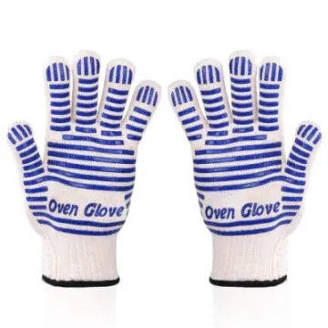 BBQ Cutting Cooking Mitt Hand Protection Extreme Heat Resistant Oven Gloves