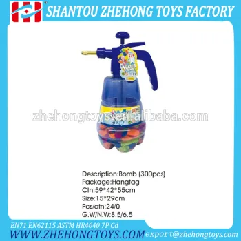 300 pcs/pumponator Water Balloon Pump Inflatable Balloon Water Balloon