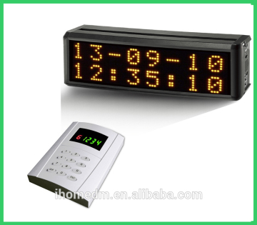Long Range Simple Queue Management System Display 8 Group Number Voice Call