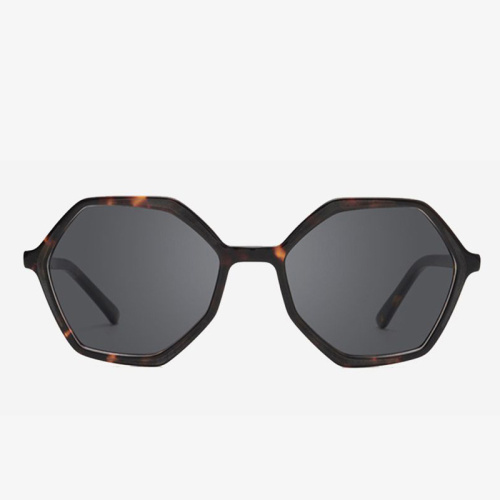 Thin Hexagon Acetate Eyeglasses for Women Big Hexagon Acetate Eyeglasses Manufactory