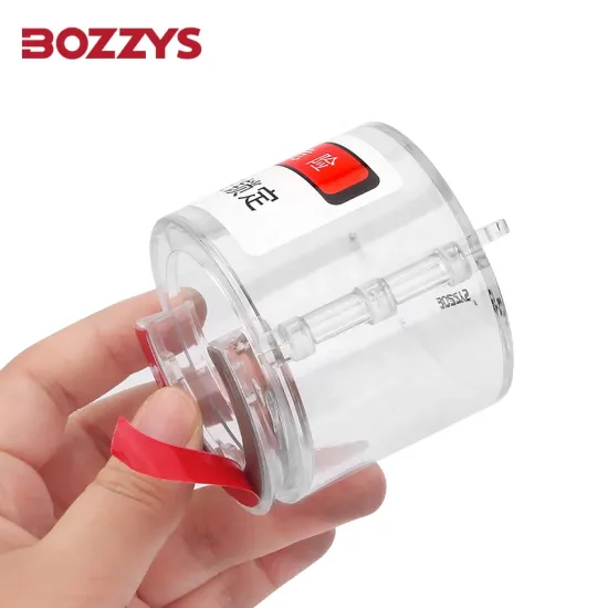 Transparent Three-piece Kit: Safety Emergency Stop Lockout Push Button Lockout for Industrial Lockout-Tagout