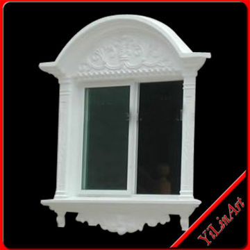 Hand Carved Marble Window For Sale