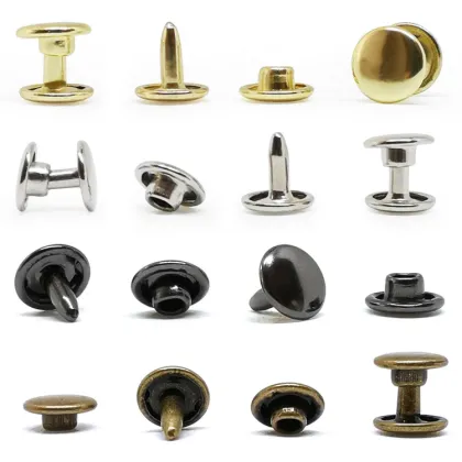 Custom Supply Garment 4 Color Brass Rivets 5mm-12mm