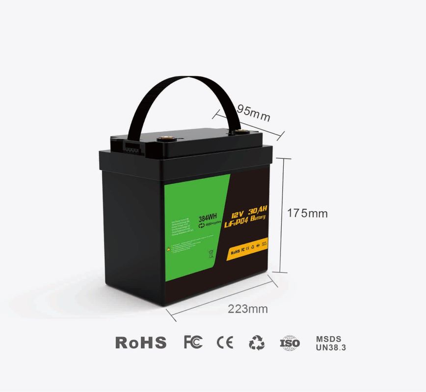 12.8V 30Ah Lead acid replacement lithium battery