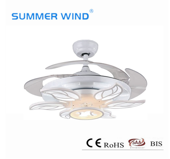 42 inch white 36W invisible ceiling fan light