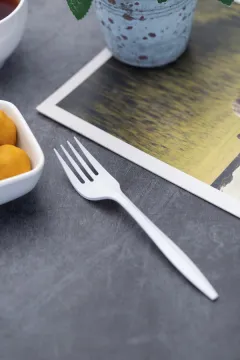 Hot Sale White Plastic Cutlery Forks
