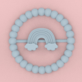 Anello dentitico in silicone personalizzato anello teether