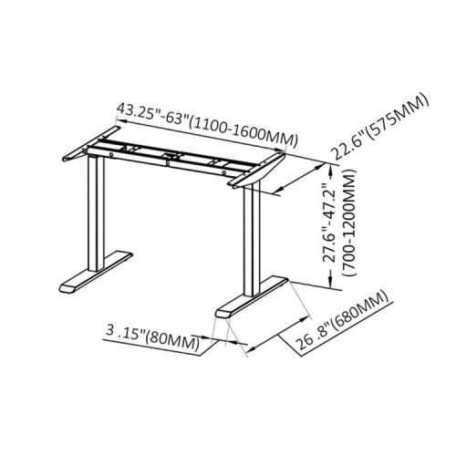 Sit Stand Computer Desk