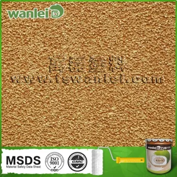 Exterior and interior natural color mortar paint