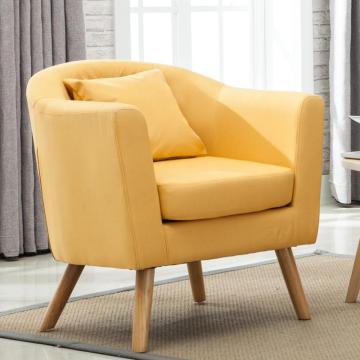 high-grade leisure furniture single person cloth chair