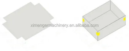 Semi-Automatic Shoe Box Corner Taping Machine