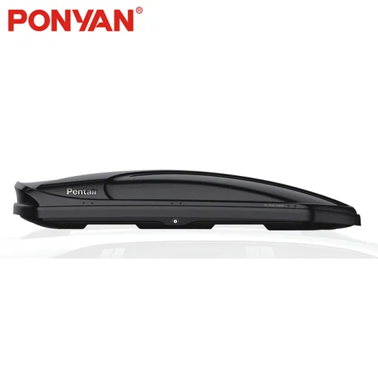High End Pentair Custom 420L Black Car Roof Luggage Box for Travel