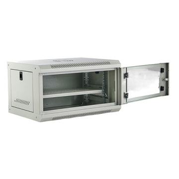 Wall mounted network server cabinet