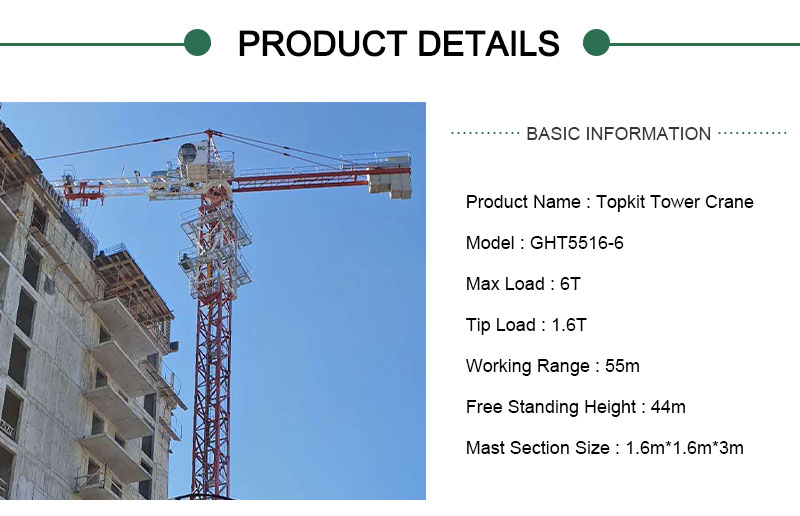 topkit tower crane 6t