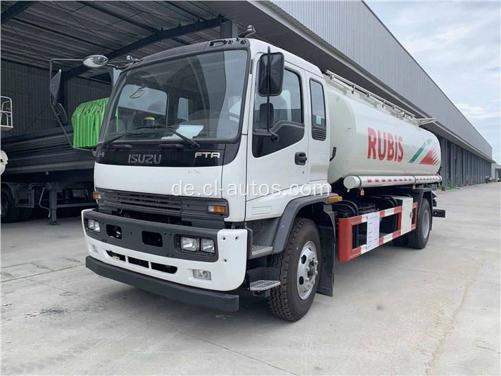 Kohlenstoffstahl Isuzu FTR 15Tons Kraftstofftankwagen