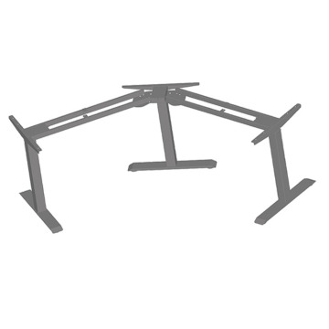 Three Leg Corner Electric Lifting Table L-shaped
