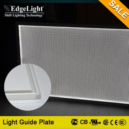 Edge Light transpartent acrylic Light Guide Plate PMMA sheet with UL approved