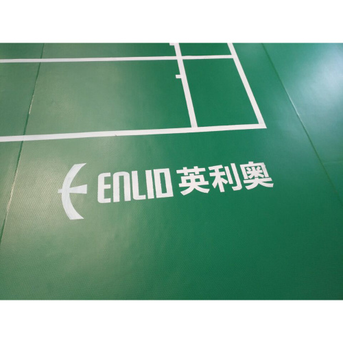 Pavimentazione per campo sportivo da badminton in PVC di facile installazione