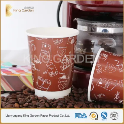 Mocha to go double wall paper hot cups with sip thru ps lids