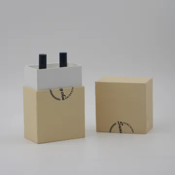 Cardboard paper perfume box with clear window
