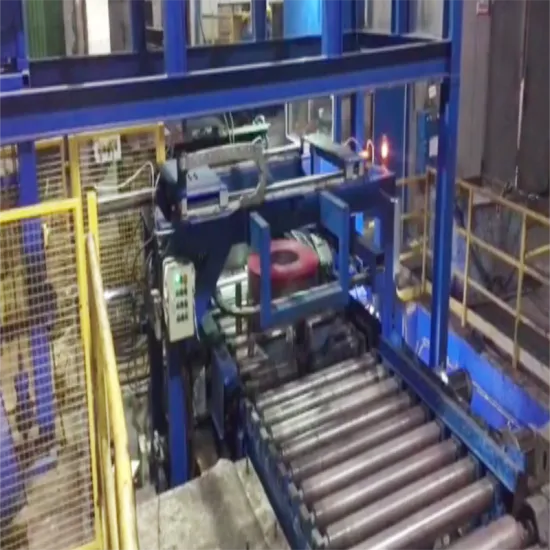 Horizontal circumferential hot-rolled bundled steel coils