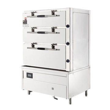 Electric Seafood Steamer with 3 Doors