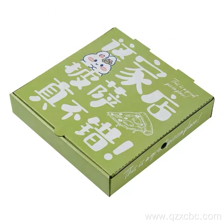 disposable commercial pizza box packaging box