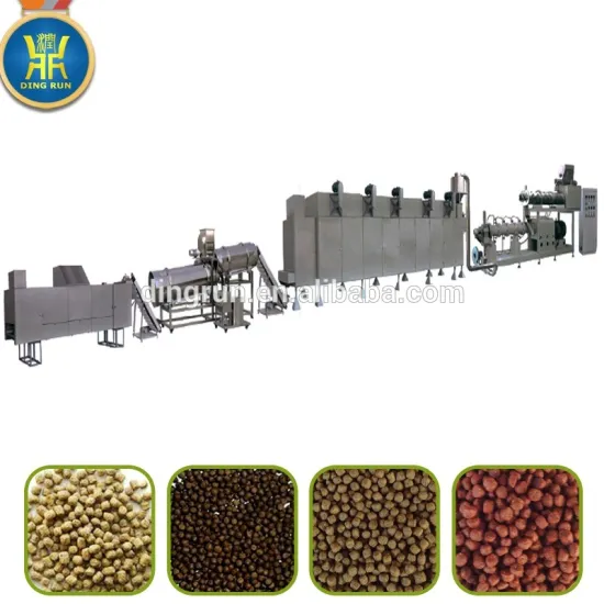 equipment for the production of fish food extruder for fish feed