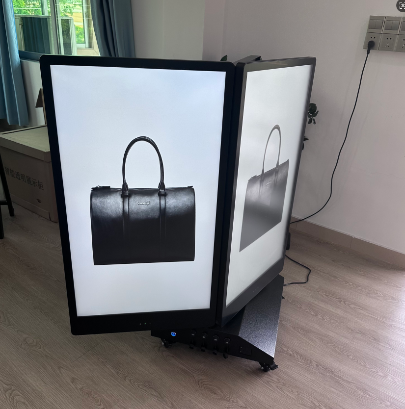 מסכי LCD דו צדדיים חיצוניים ניידים לפרסום עם נראות גבוהה