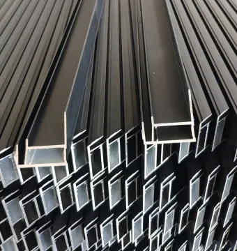 Black Anodising Aluminum Solar Panel Frame