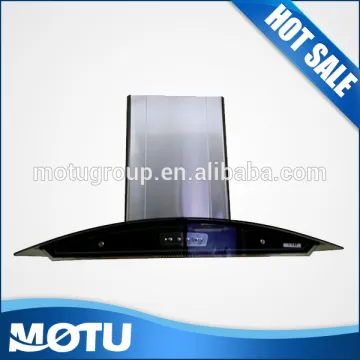 push button switch kitchen range hood with led light