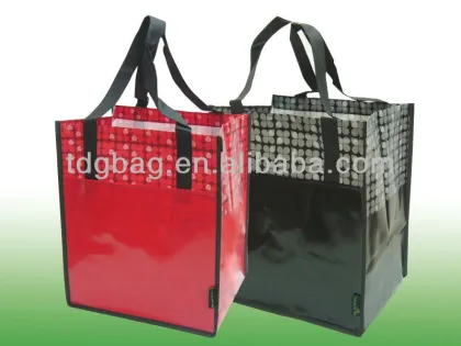 2015 laminated shopping bags reusable