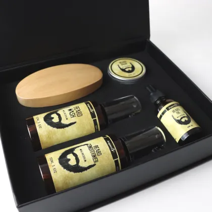 Custom Scent Beard Oil and Balm Grooming Kit