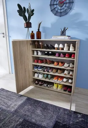 3 Door 2 Drawer Outdoor Shoe Cabinet Furniture