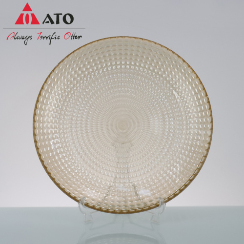 ATO plate Eco-friendly Glass Plates Kitchen Dish Plate