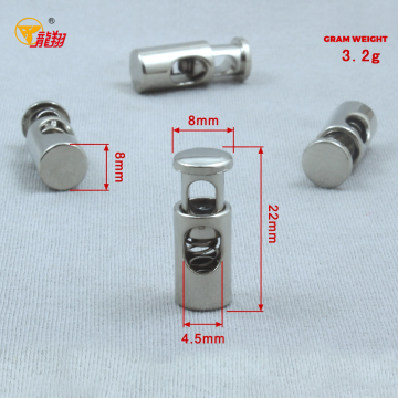 قفل سلك زنبركي معدني أسطواني بسيط
