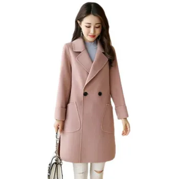 2023 Women's Wholesale Plus Size Double Button Winter Jacket