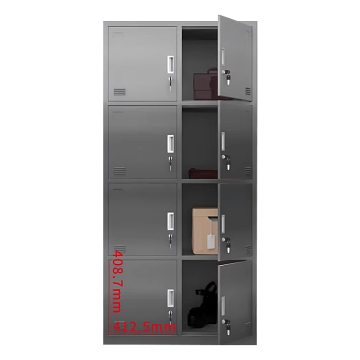 Stainless Steel Wardrobe Cabinet for Hospital and Office Use
