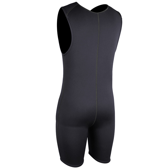 Seaskin Chest Zip 2mm Homens Short John Wetsuit