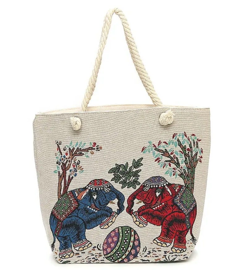 Hemp Rope Shoulder Cotton Bag