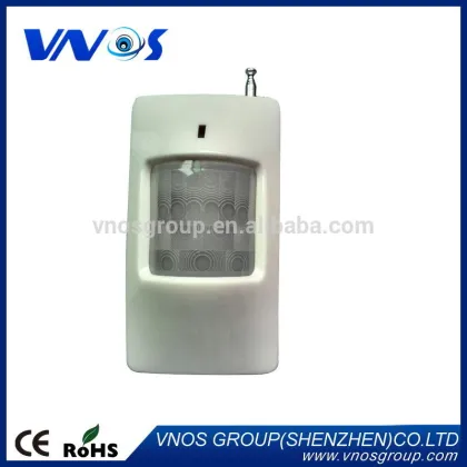 Design hot-sale wireless pir detector alarm witty battery
