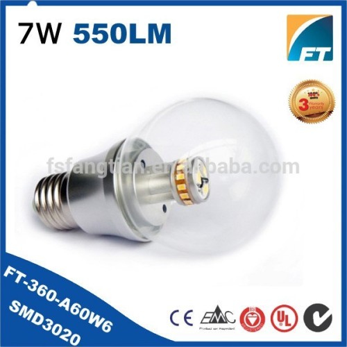 China Wholesale Cheap E27 led bulb light/7w led bulb/120V 220V led globe bulb
