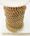 Strass Roll Diamond Close Cup Chain Rhinestone