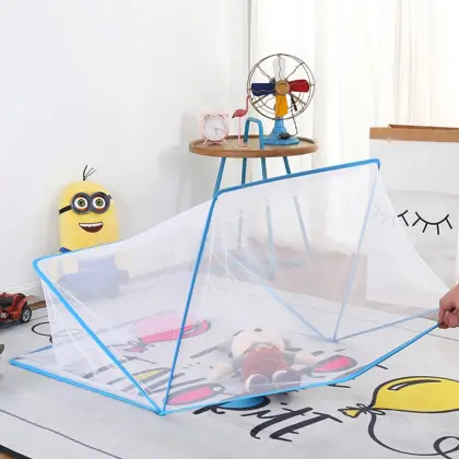 Foldable Yurt Mosquito Net Anti Mosquito Single Double Bed Mosquito Net Canopy Children's Bed Tent Outdoor Canopy Netting