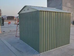 Small Zinc Steel Powder Coated Apex Metal Shed For Tools St