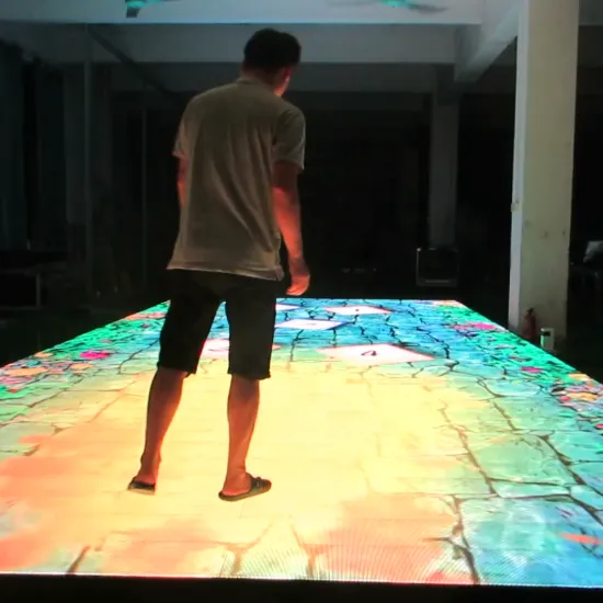 Portable Programmable 3D Interactive LED Dance Floor Mat with P6.25 Video Display