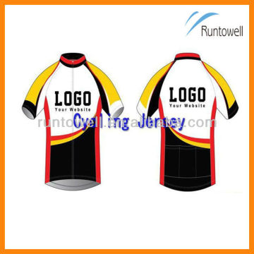 sublimation printing motorcycling racing shirt jersey / plain jersey shirts