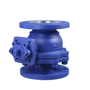 Low platform cast steel ball valve