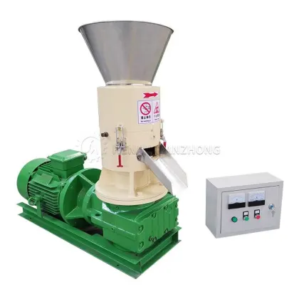 Flat Die Biomass Pelletizer: Homemade Wood Pellet Press Machine